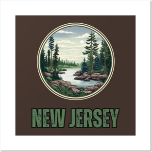 New Jersey State USA Posters and Art